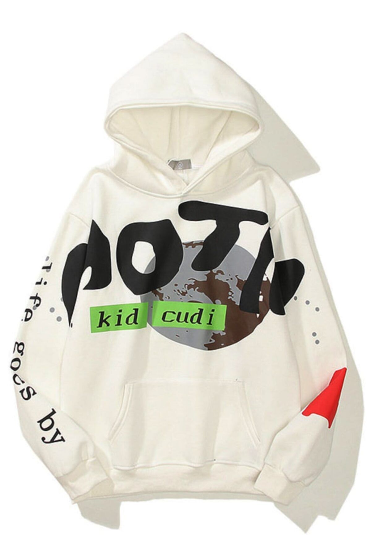 Trendiz Kid Cudi Man Of The Moon 3 Beyaz Unisex Sweatshirt