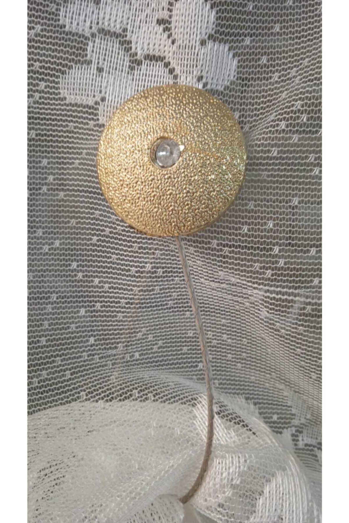 Üçbey Tekstil Üçbey Gold Mıknatıslı Perde Mandalı