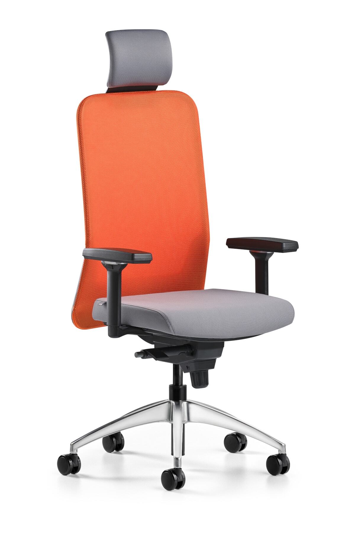 Bürotime Comfy Başlıklı Çalışma Koltuğu 3d Kol Krom Ayak