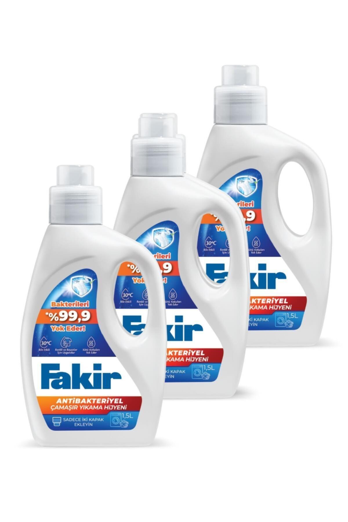 Life by Fakir Antibakteriyel Çamaşır Hijyeni 3 Adet 1500 ml.