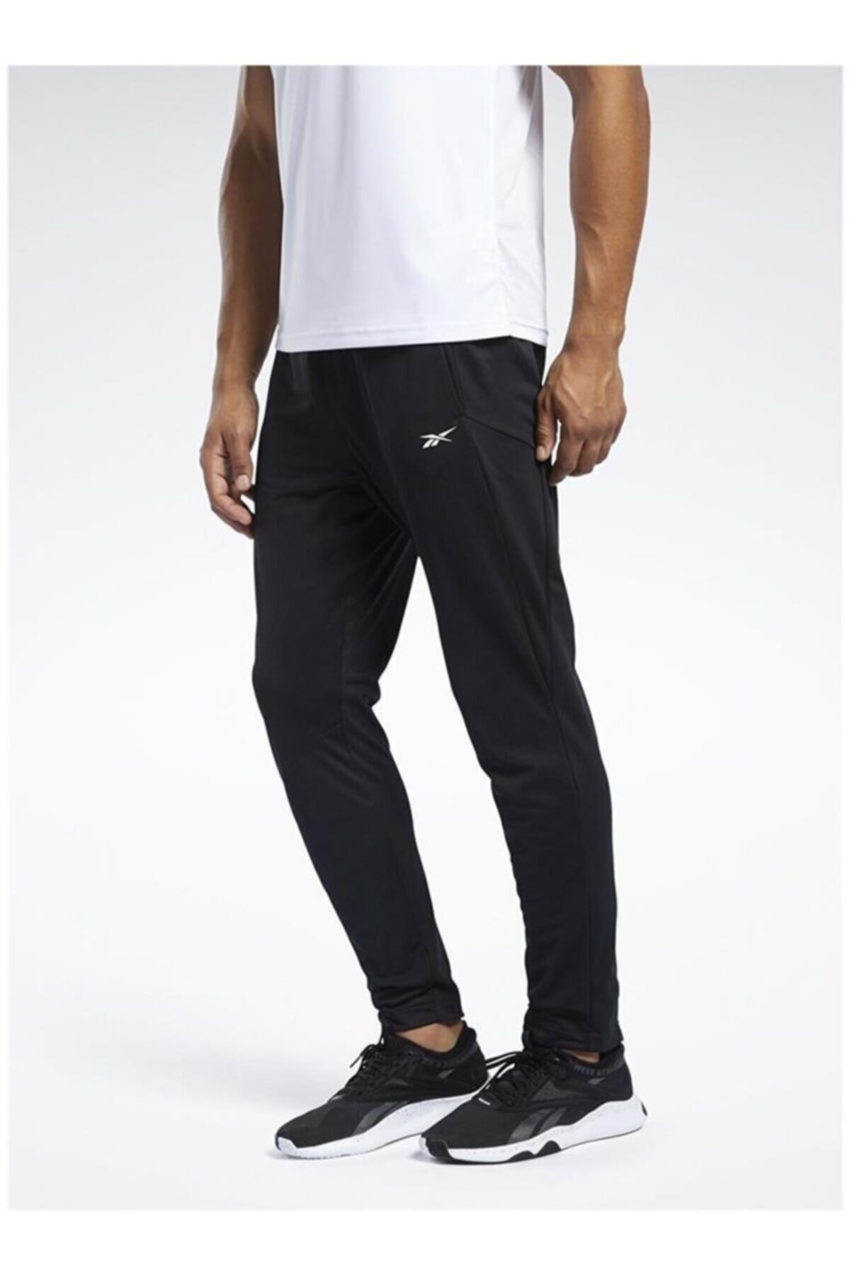 Reebok Fj4057 Workout Ready Erkek Siyah Eşofman Altı