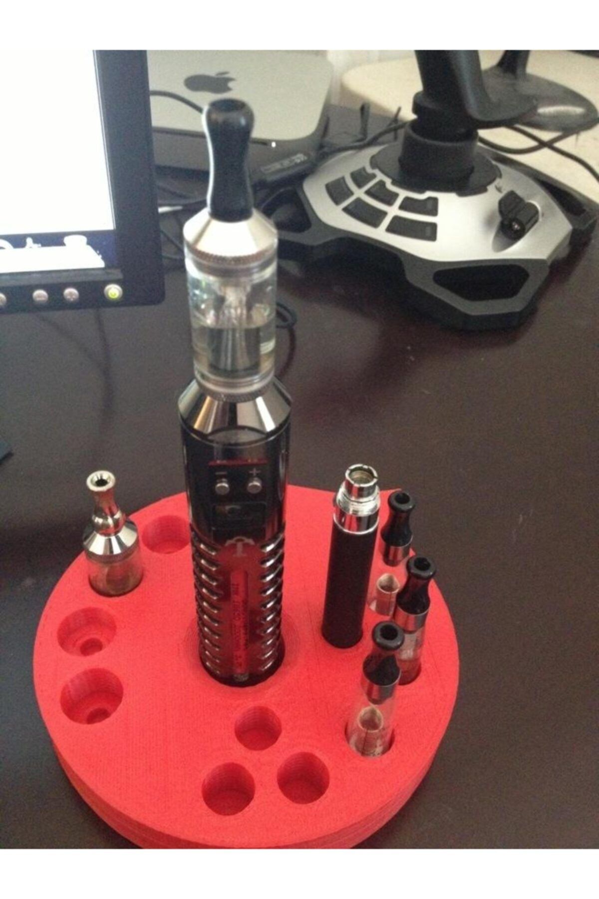 Kargolat E-sigara Parçaları Tutucu. Tesla, E-go, Vivi Nova, Clearomizer Uyar Plastik Aparat