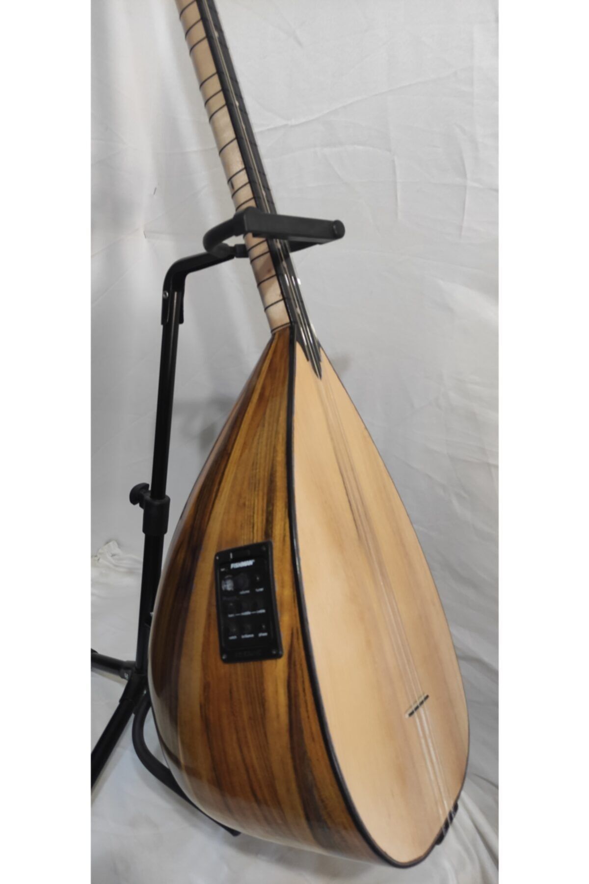 YILMAZ MÜZİK EVİ Fhişmen Ekolayzırlı Uzun Sap Ve Kısa Sap Seçenekli Özel Yapım Dut Divan Bağlama