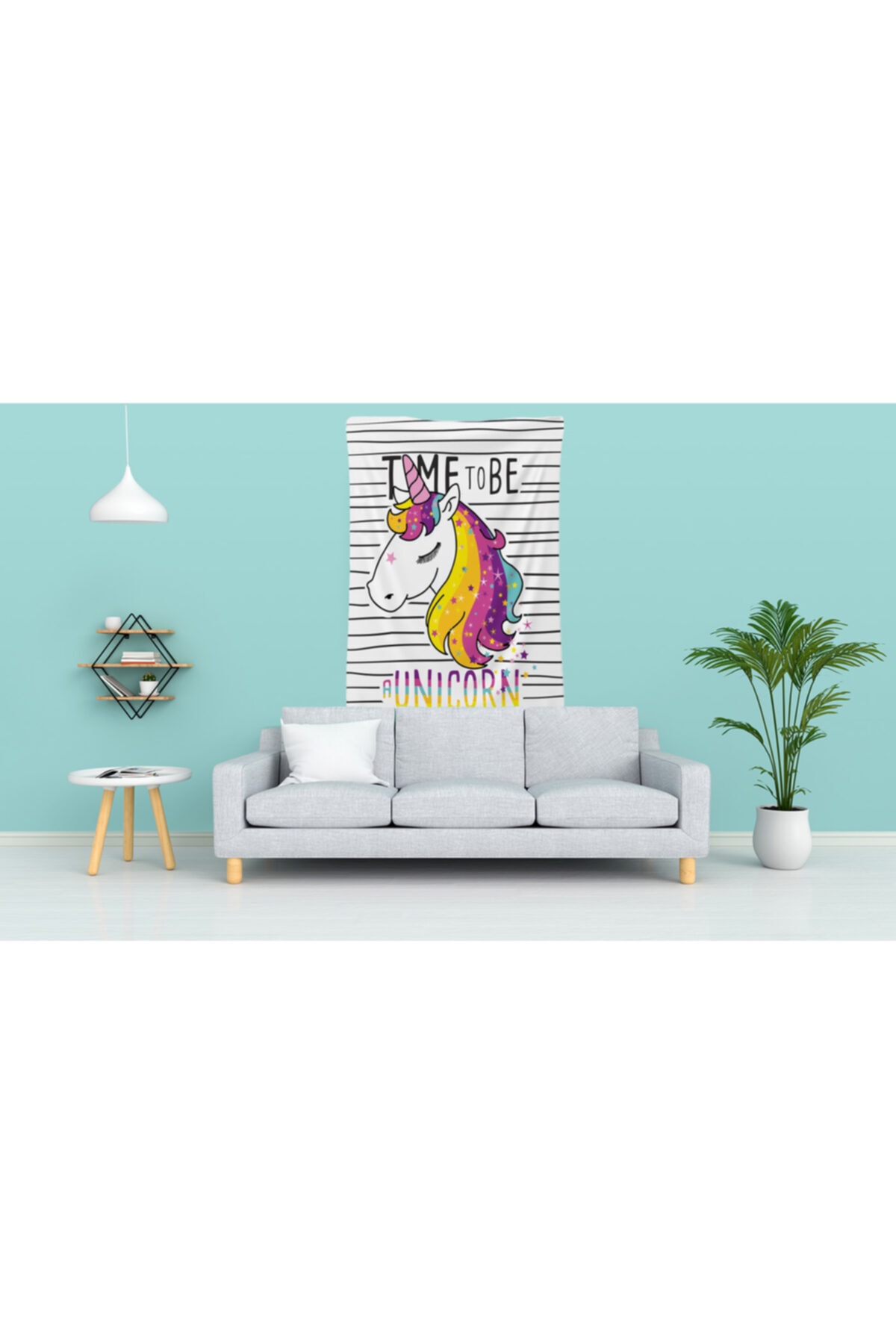 Razz Moda Unicorn Duvar Örtüsü