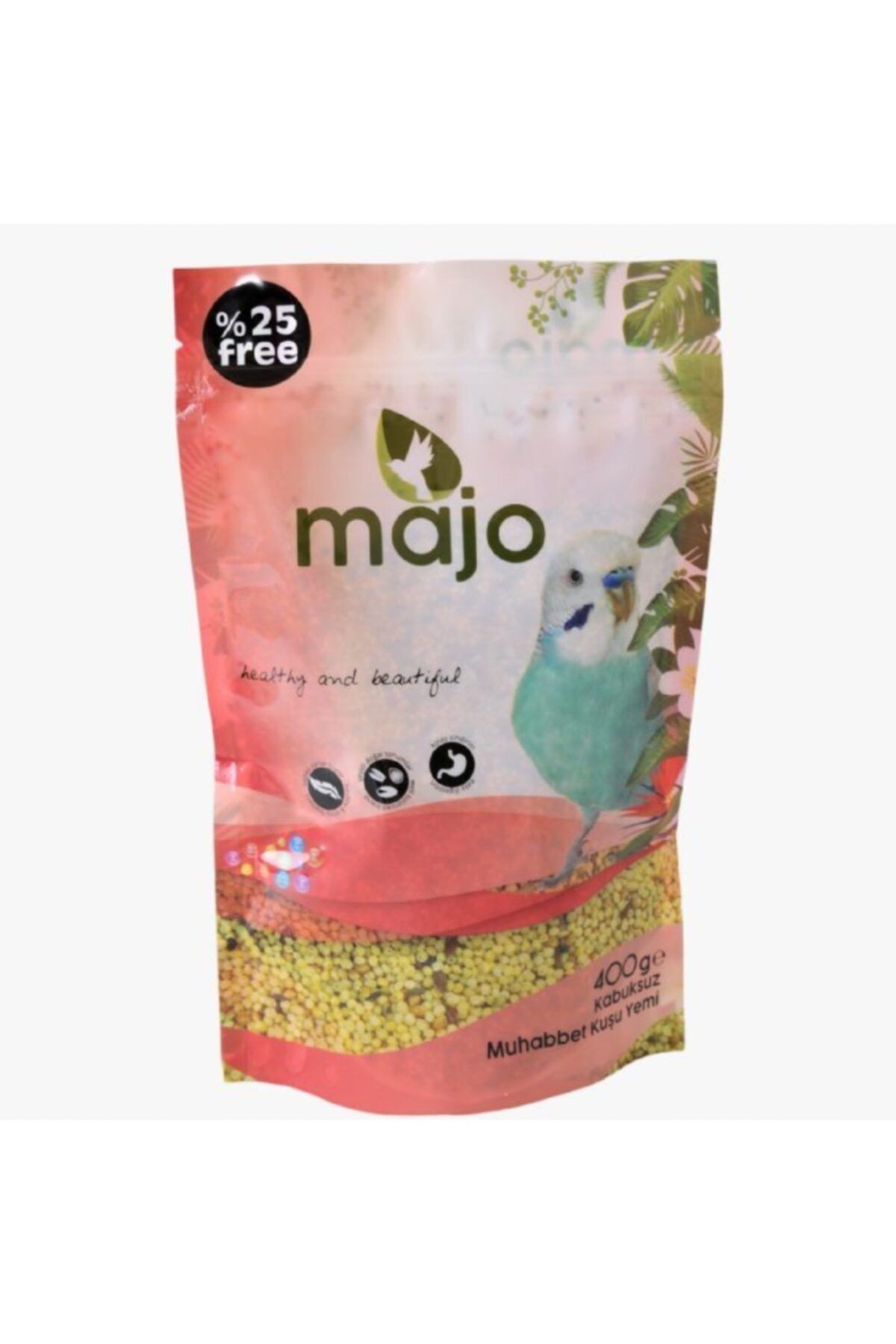 Majo Cavint Store Kabuksuz Muhabbet Kuşu Yemi 400 Gr
