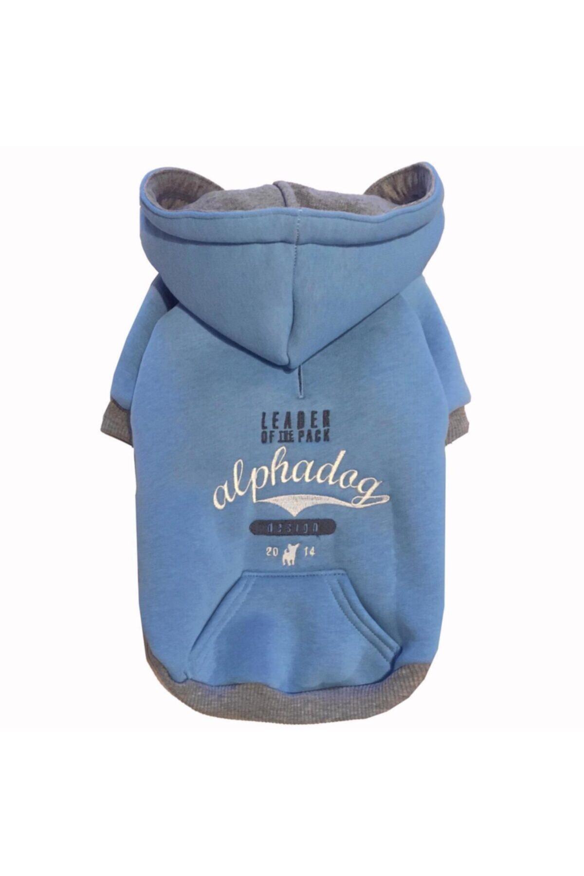 Alphadog Leader Sky Polar Kapüşonlu Sweatshirt Köpek Kıyafeti