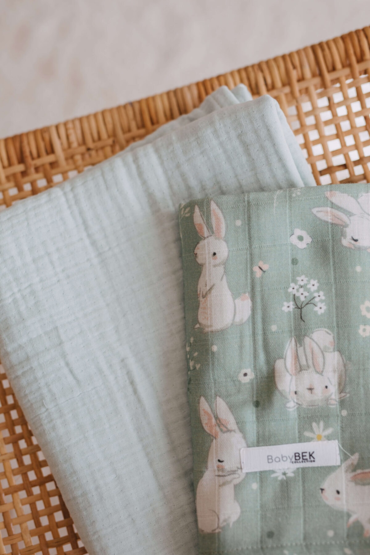 BABYBEK Organik Müslin Battaniye Ve Müslin Örtü Takımı