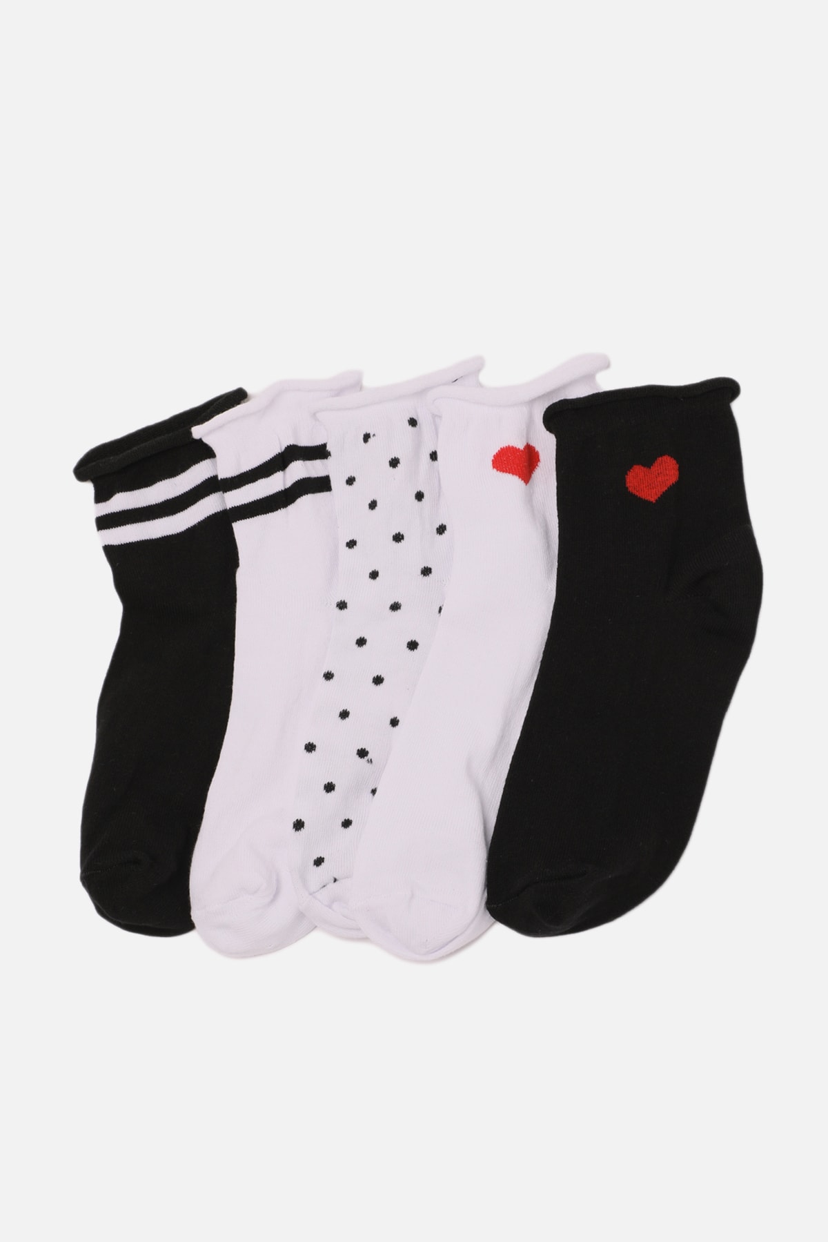 TRENDYOLMİLLA Çok Renkli Baskı Detay Çorap THMAW22CO0166