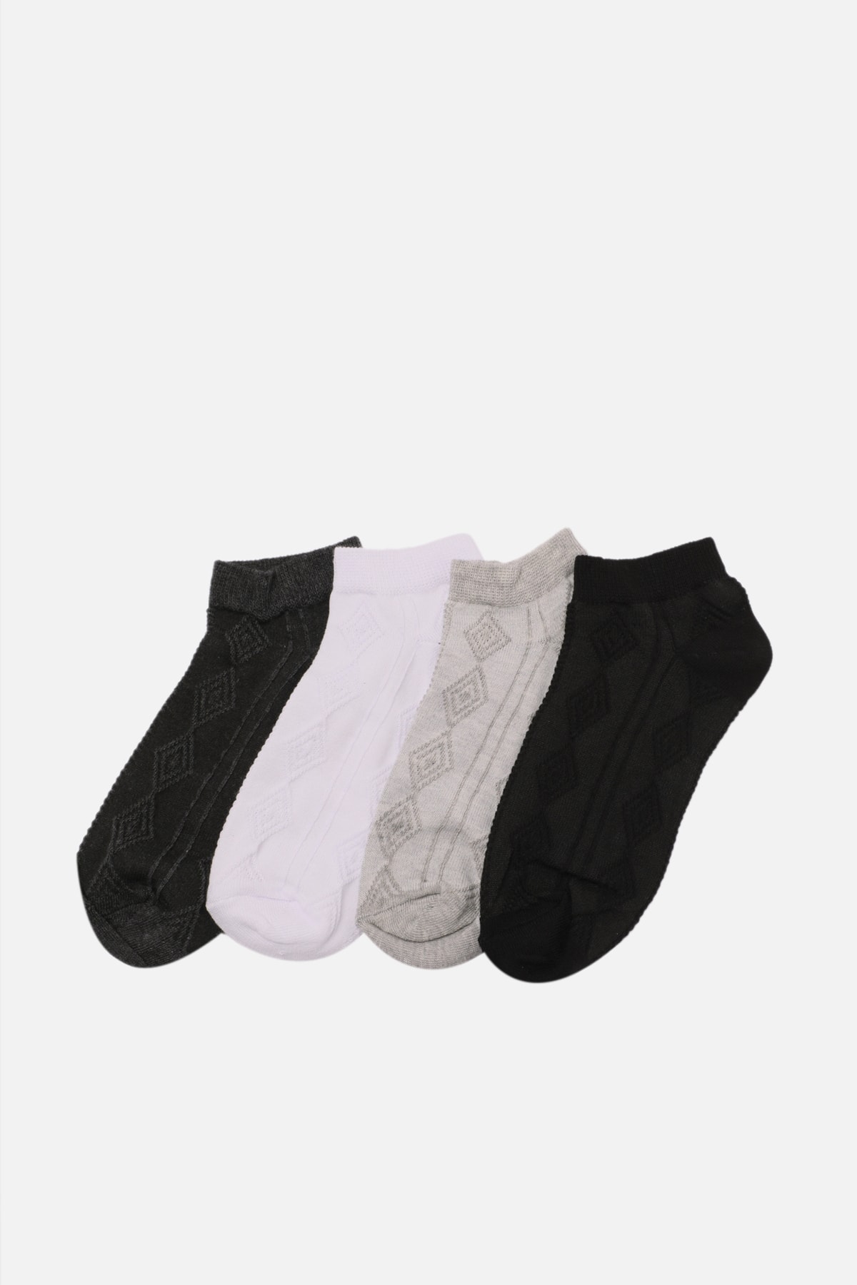 TRENDYOLMİLLA Siyah-Çok Renkli Baskı Detay Çorap THMAW22CO0174