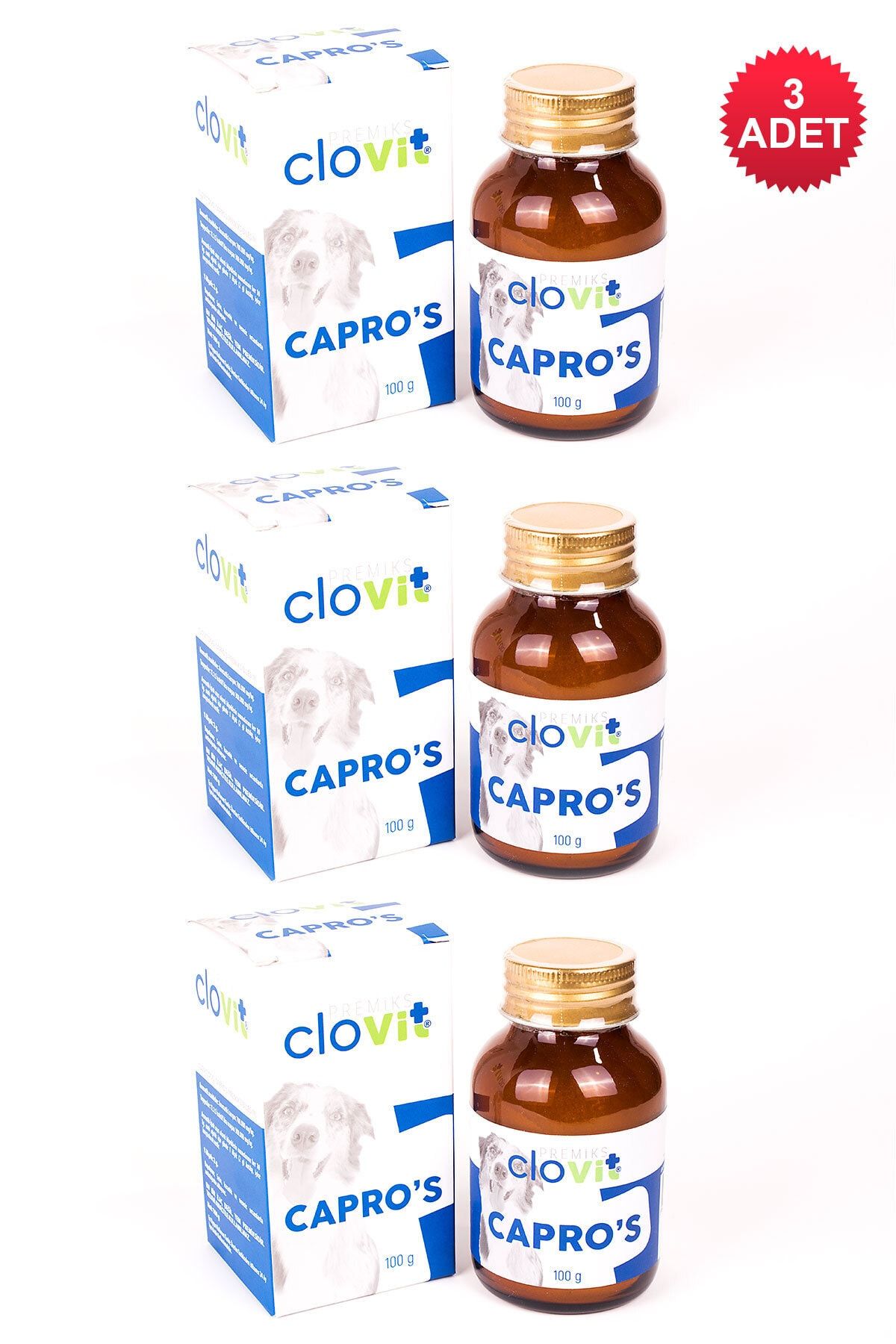 Clovit Dog Capro's Avantajlı 3'lü Set 8680434203141