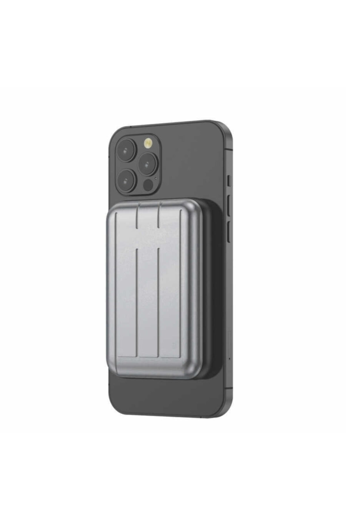 Kupa Iphone 12 Min Uyumlu  i Magesafe 5000 Mah Powerbank Kablosuz Şarj