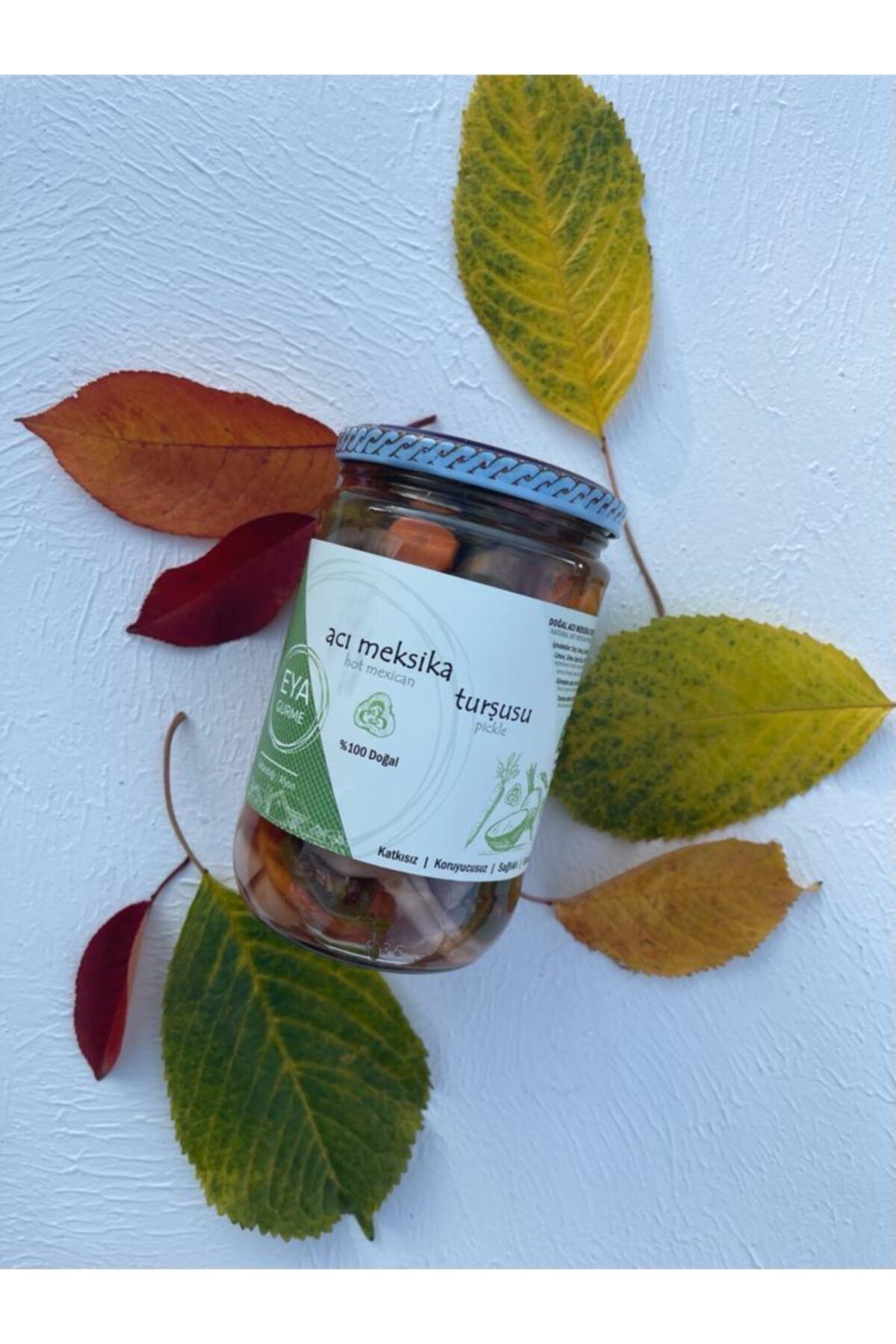 EYA ORGANİK Acı Meksika Turşusu (630 Gr)