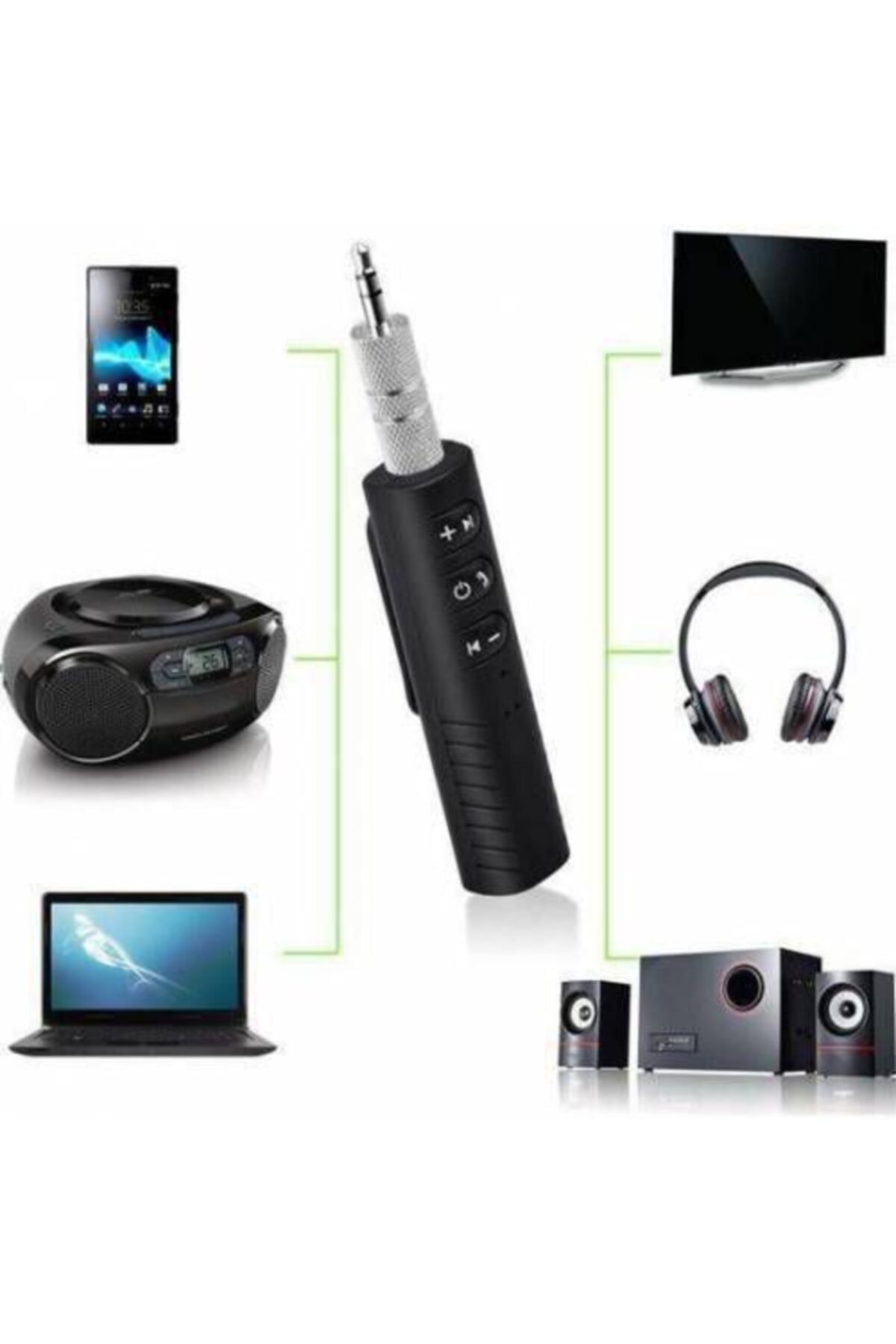 Class Bluetooth Araç Kiti Car Bluetooth Aux Transmitter Iphone Samsung B09