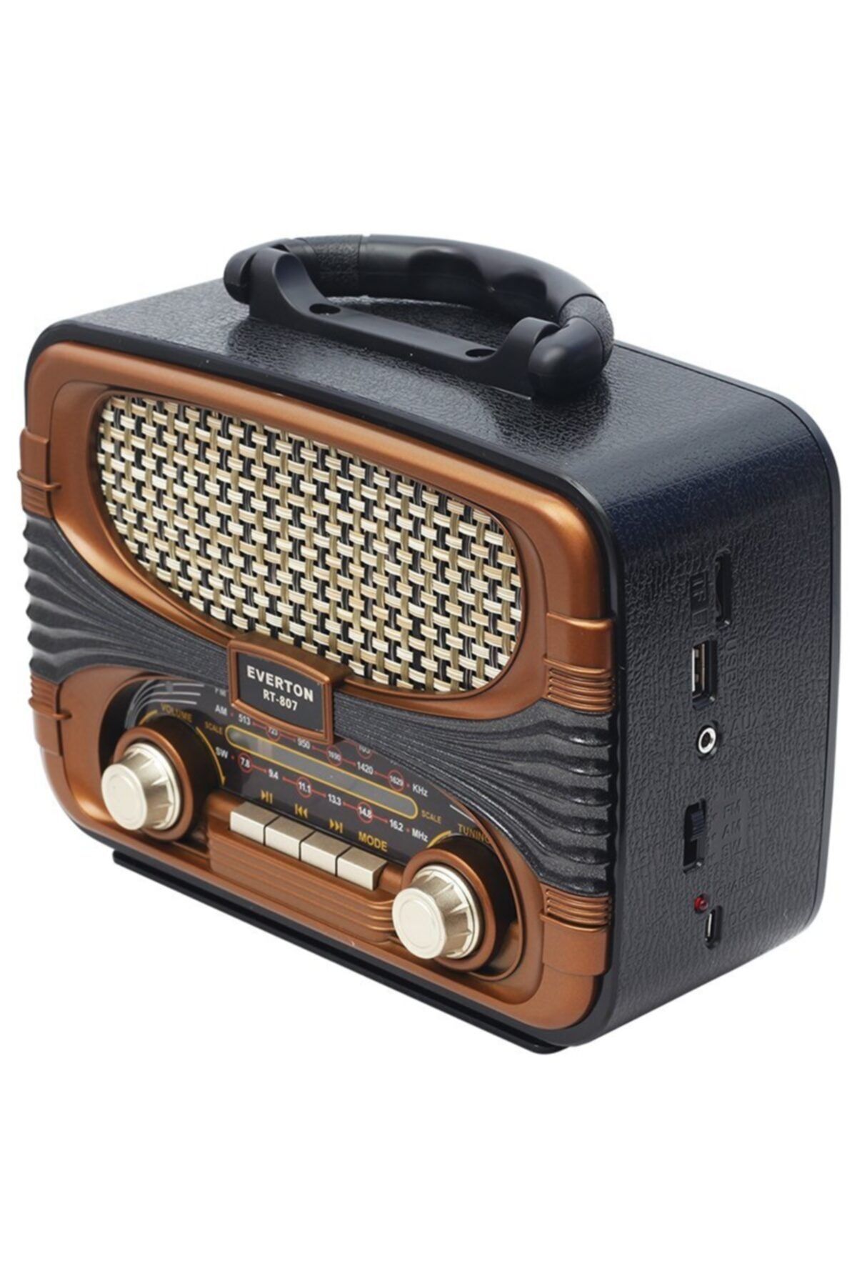 Aden Concept Everton Rt-807bt Usb-sd-fm-bluetooth Nostaljik Radyo
