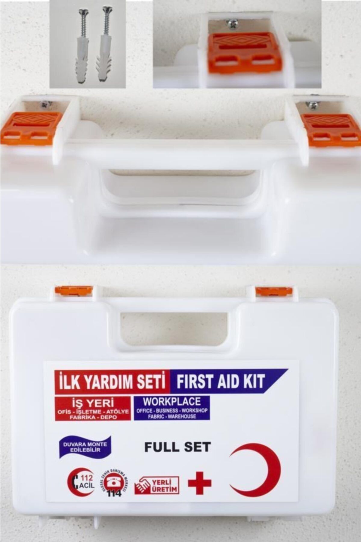 Bilgeden Ilkyardım Seti Çantası Yönetmeliğe Uygun Full Set