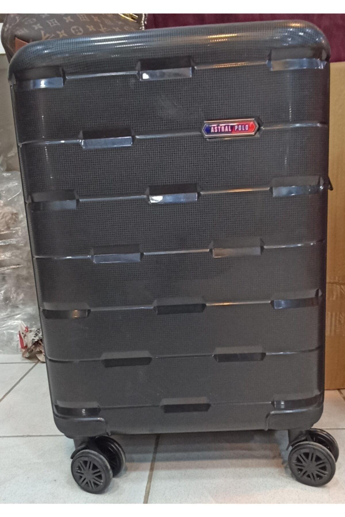 ABS Solin Çanta Siyah Küçük (kabin) Boy Şifreli Valiz
