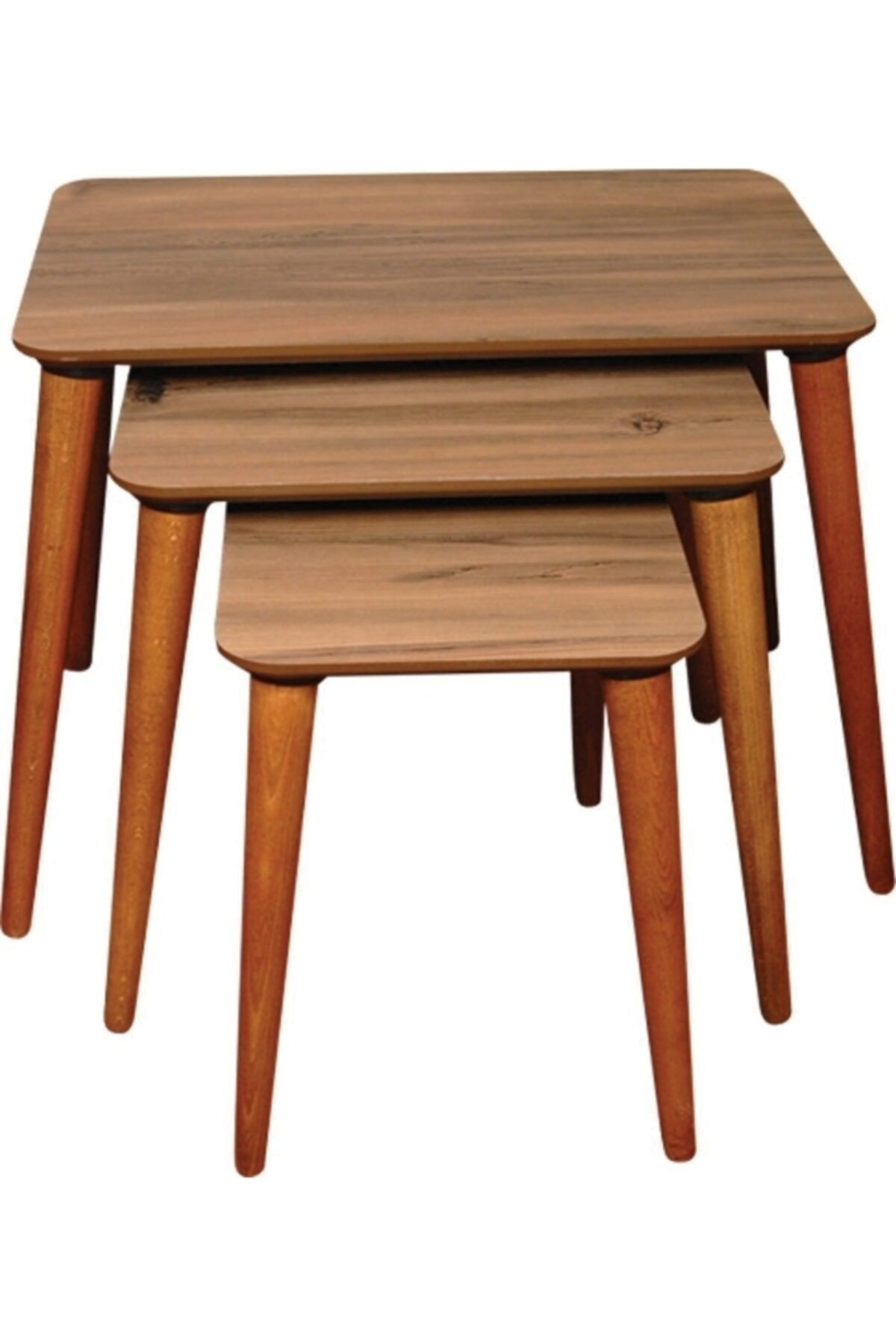 Dekorvia 3'lü Mdf Zigon Orta Sehpa Diktörtgen-003