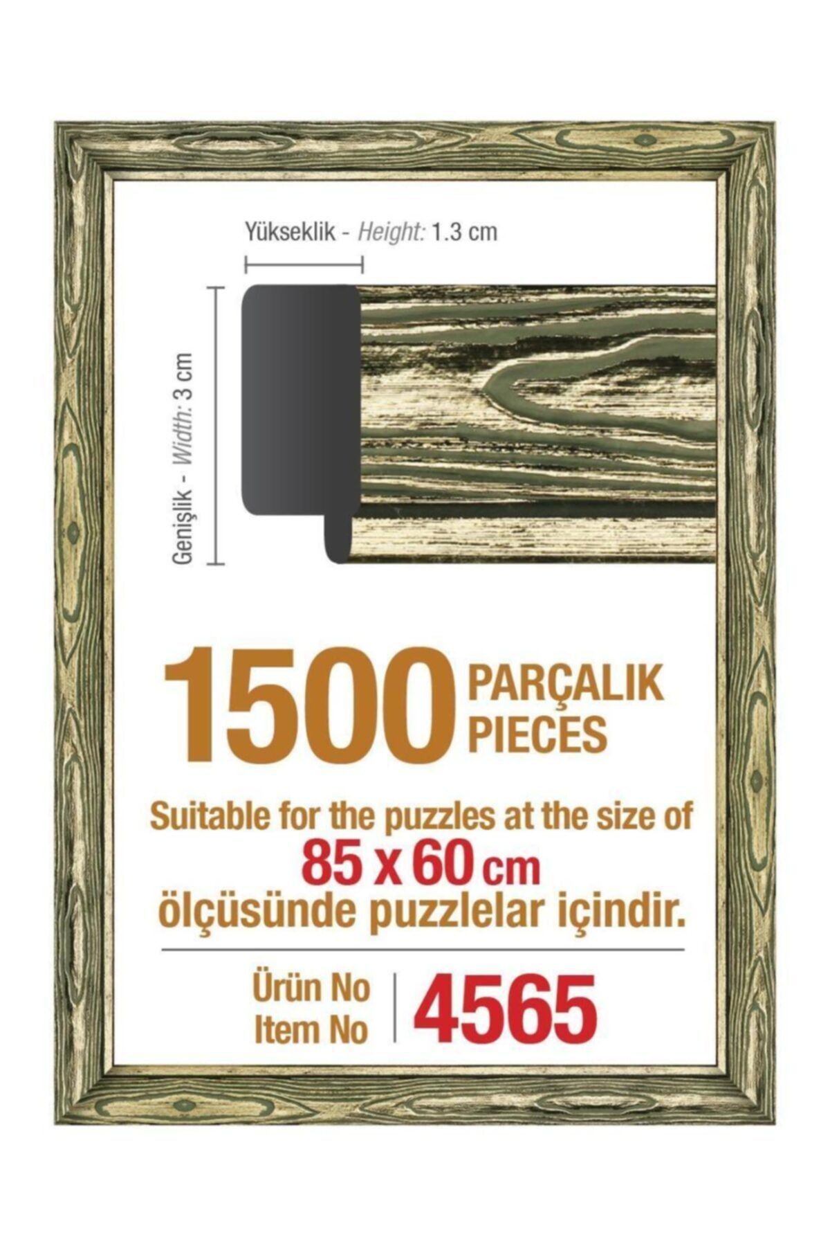 Heidi 1500'lük Platin 85 X 60 Cm Puzzle Çerçevesi