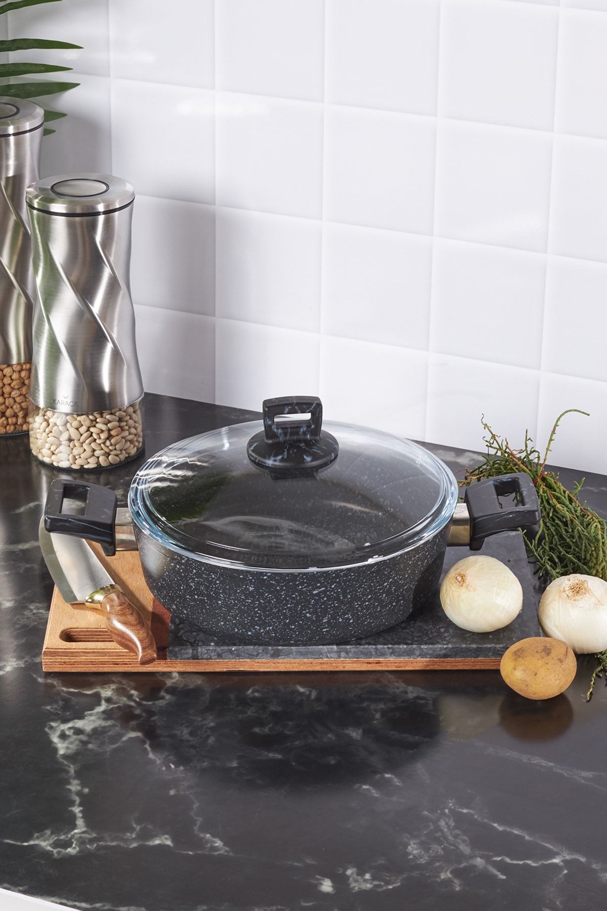 Karaca Bio Granitech Karnıyarık Tencere 26 Cm