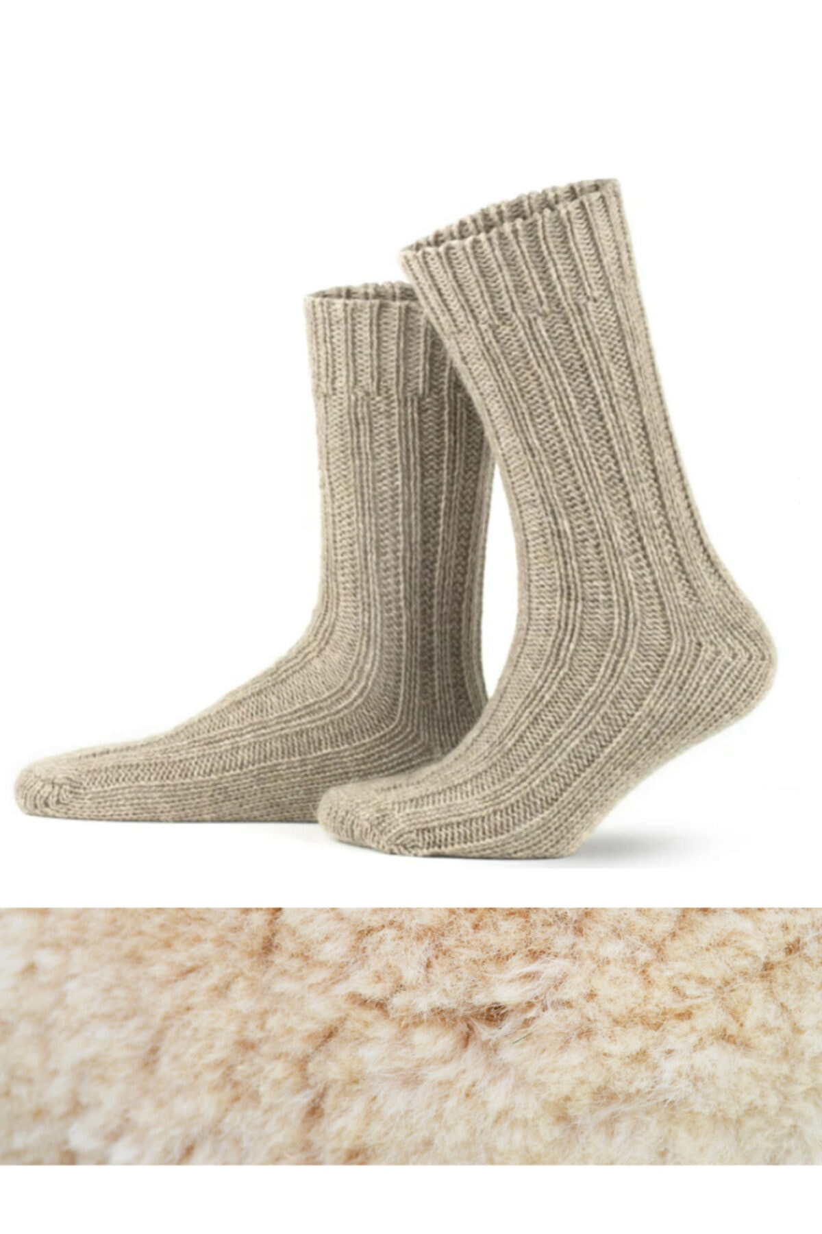socksbox Kadın Termal Yün Kışlık Bot Çorabı / 35-39