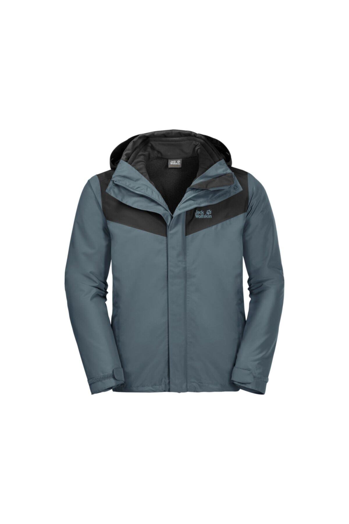 Jack Wolfskin Arland 3in1 M Erkek Outdoor Montu 1110711-6098 Mavi
