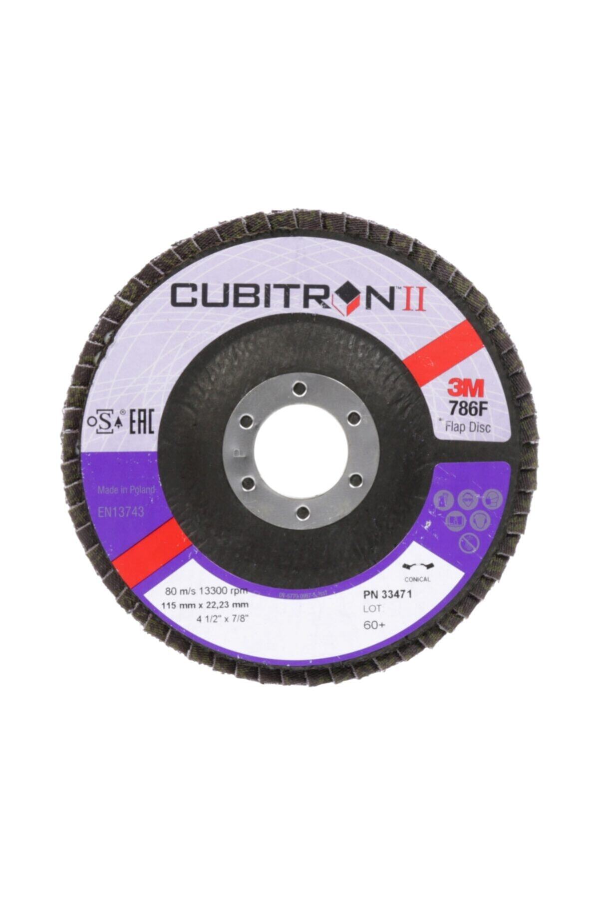 3M 33471 Cubitron Iı P60 Flap Disk 115x22mm