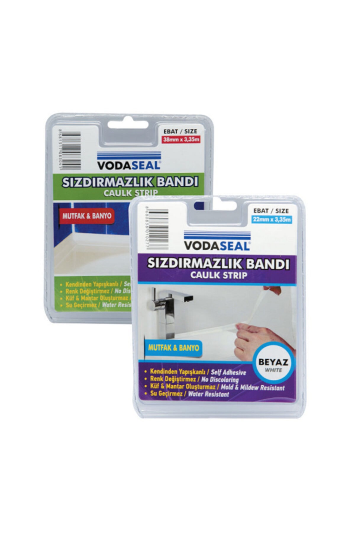 AKSMAR Sızdırmazlık Bandı 38 Mm*3,35 Mt Bogumlu Vodaseal