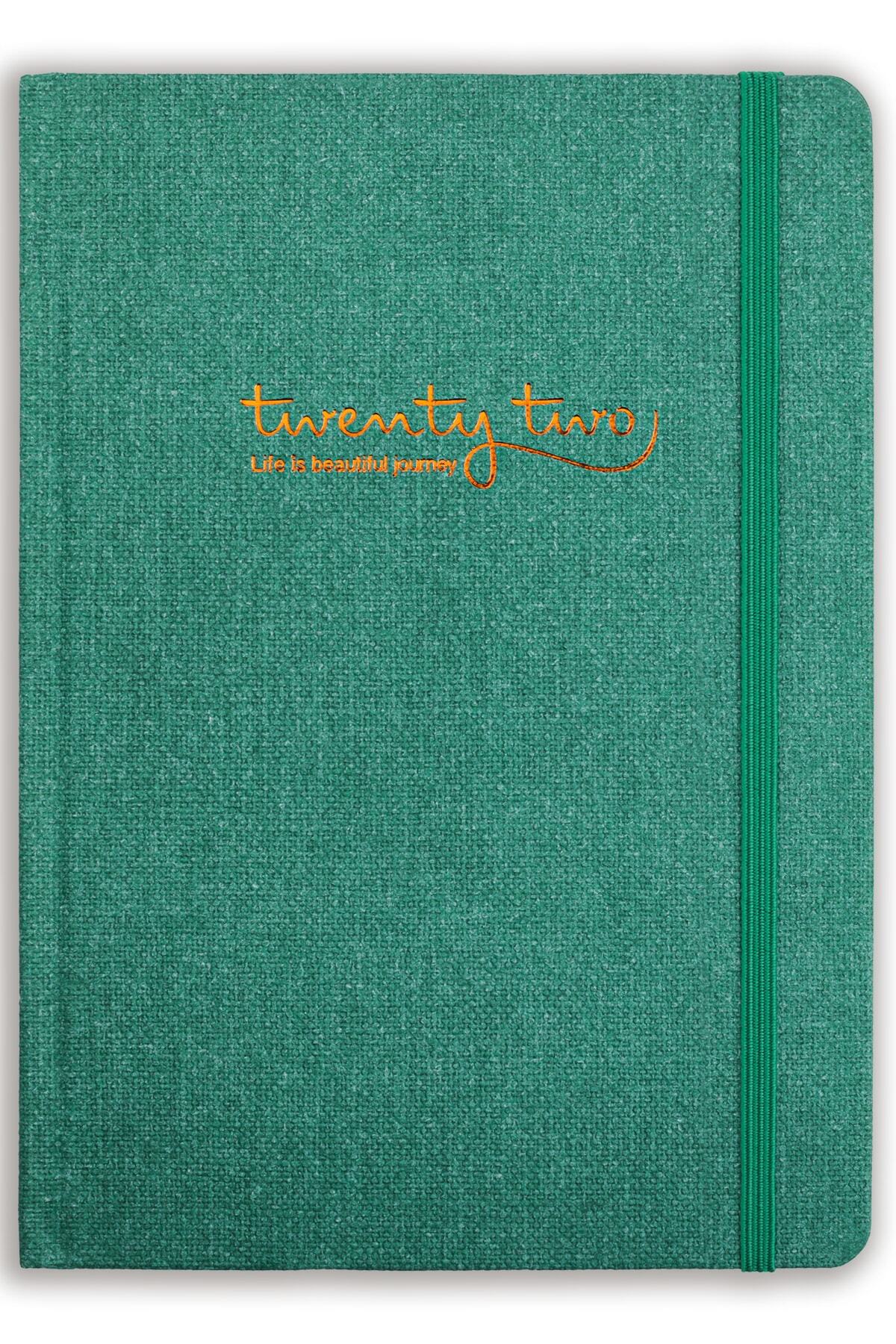 Victoria's Journals 2022 Haftalık Ajanda - Canvas Yeşil