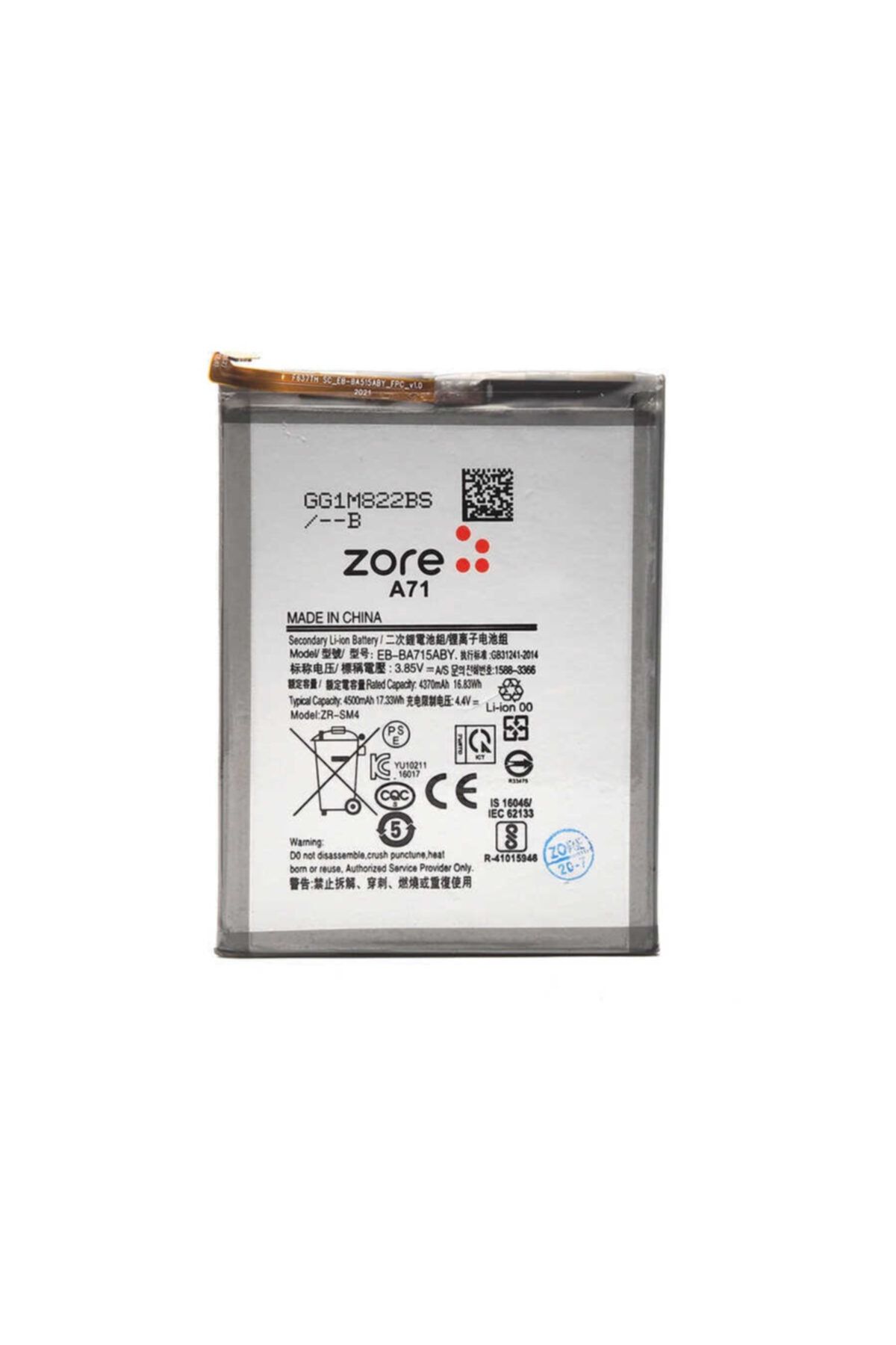 zore Galaxy A71 Uyumlu Tam Orjinal Batarya