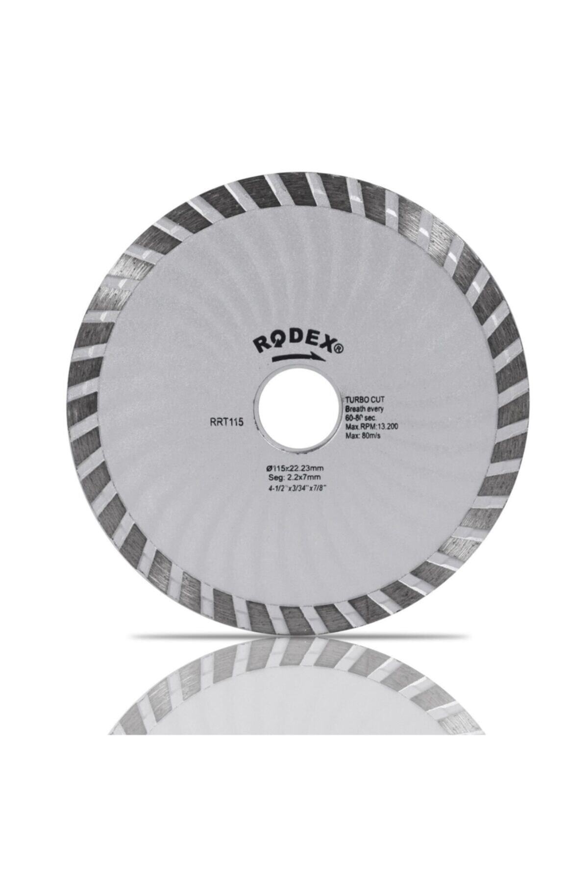 Rodex Turbo Kanallı Elmas Testere Bıçağı 115 Mm