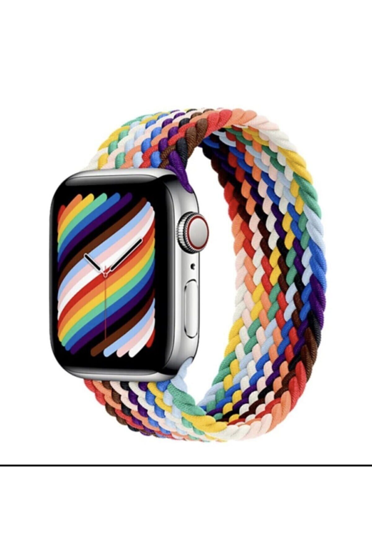 La Case Apple Watch Uyumlu 38 / 40mm Örgülü Esnek Kordon S Beden