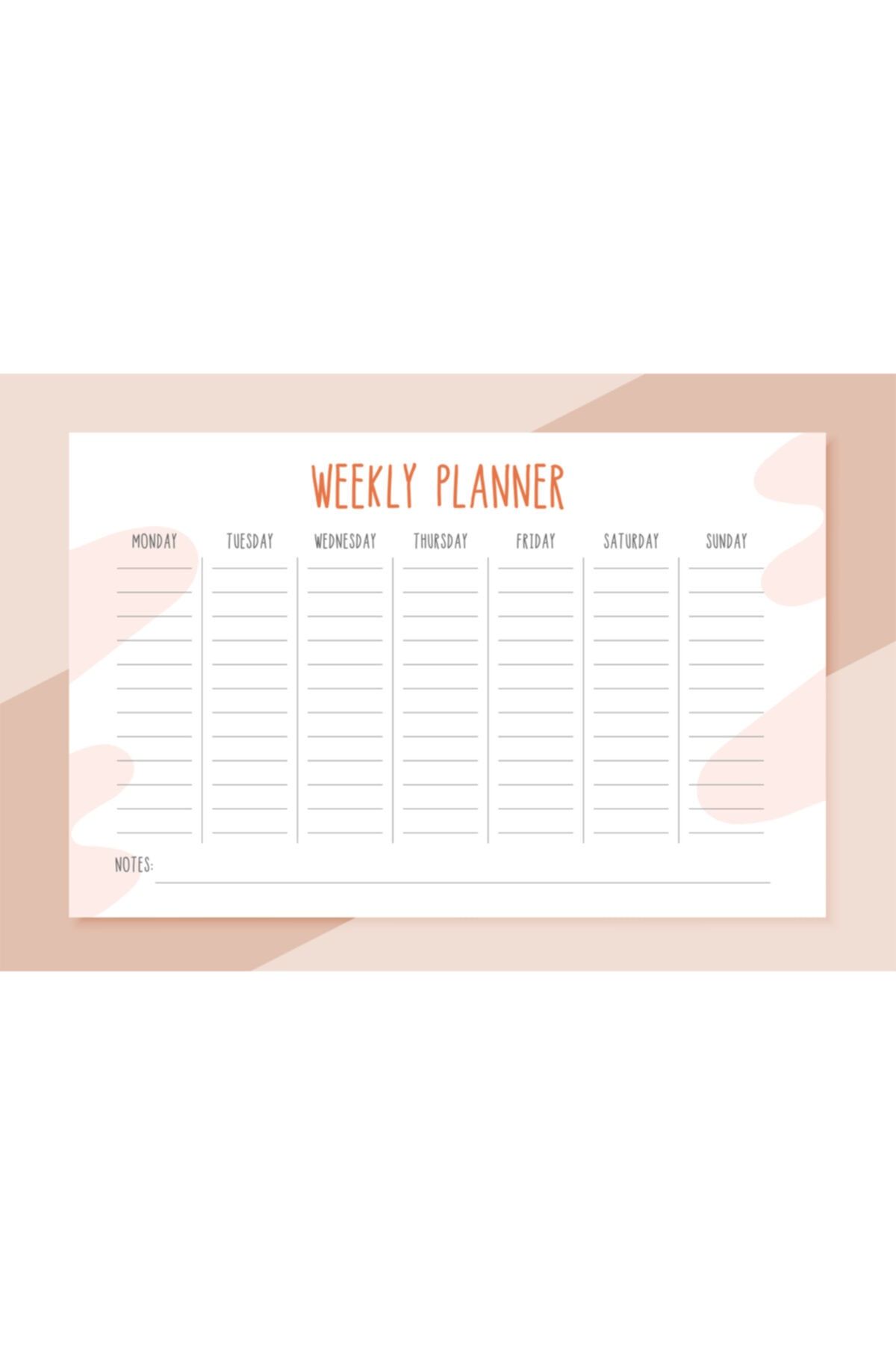 FAMMDESİGN Weekly Planner- Haftalık Planlayıcı