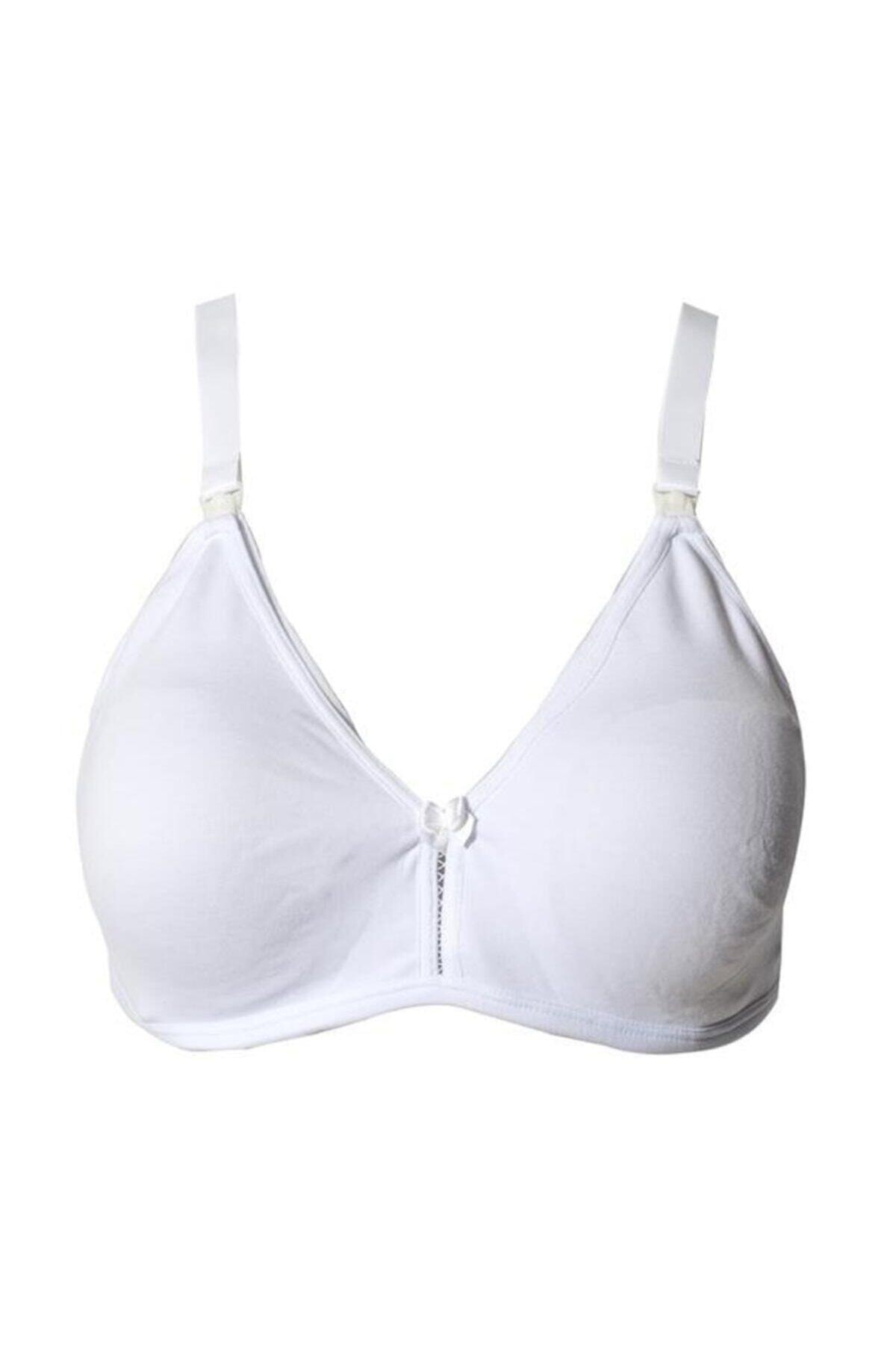 Elissa - Pamuklu Emzirme Sütyen Beyaz