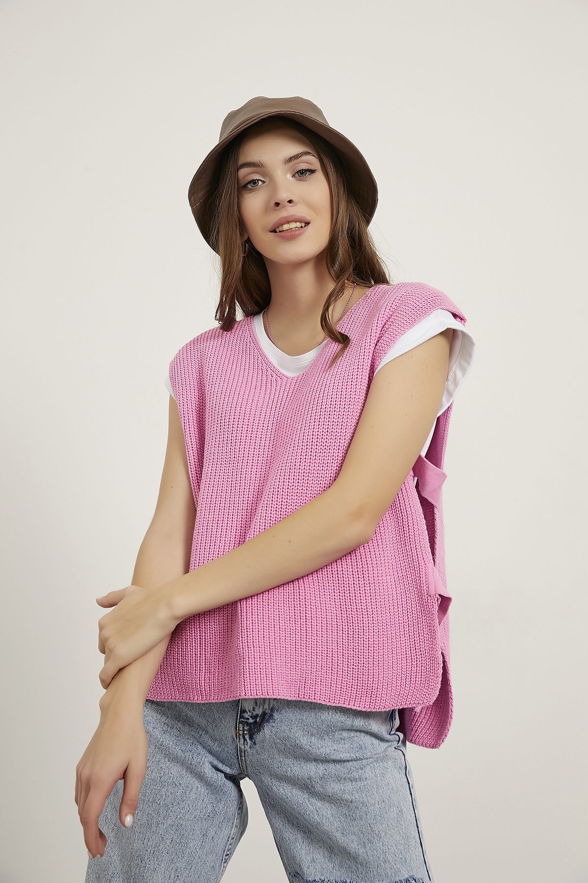 Arma Life Yandan Pencereli Selanik Örgü Süveter