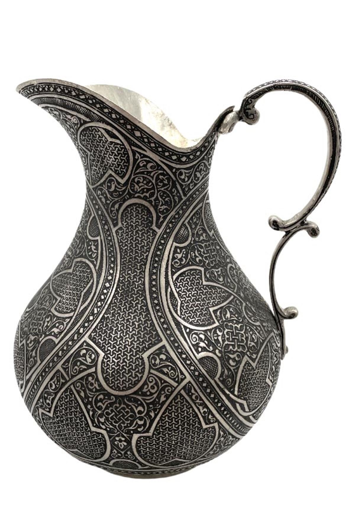 Tanrıkulu Bakırcılık Özel İşleme Oyma Nakış Bakır Sürahi