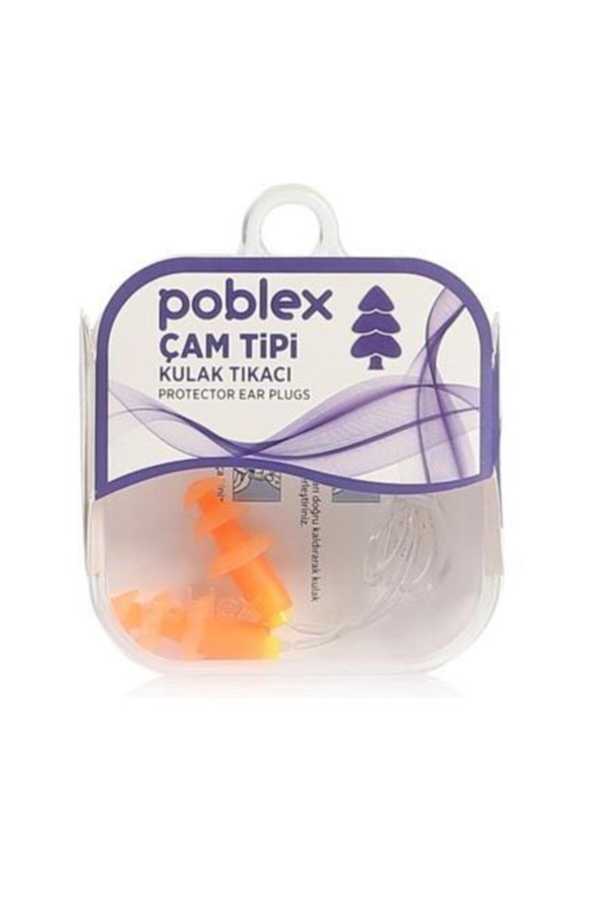 Poblex Çam Tipi  1 Çift 2 Adet Small Kutulu Kulak Tıkacı