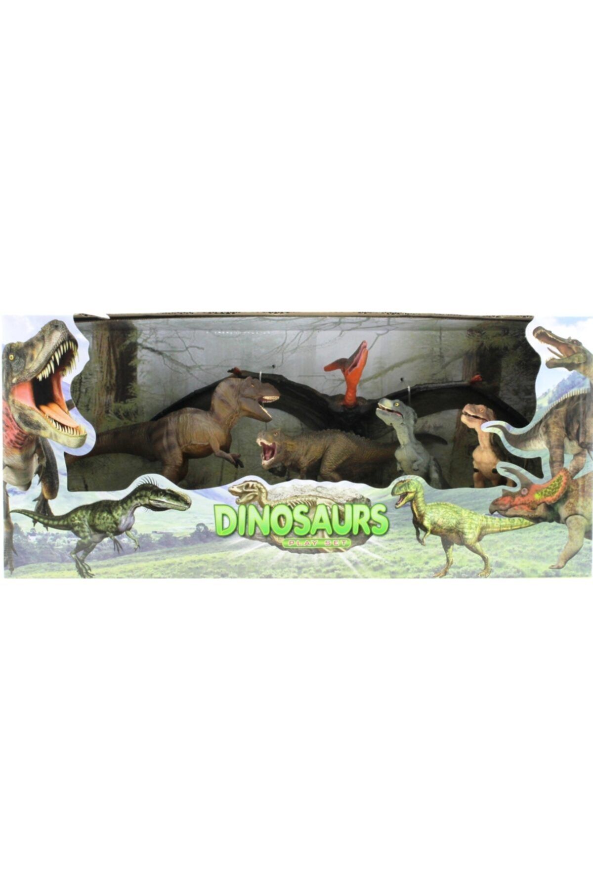 Mega Oyuncak Dinozor Parkı 5'li Oyun Seti