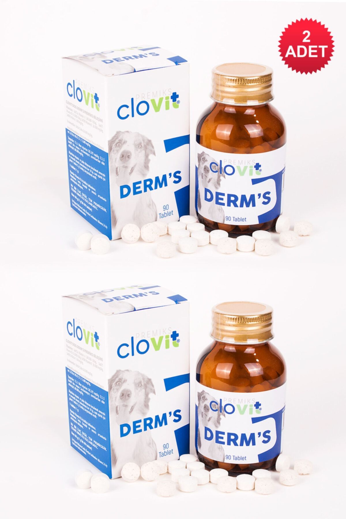 Clovit Dog Derm's Avantajlı 2'li Set 8680434202922