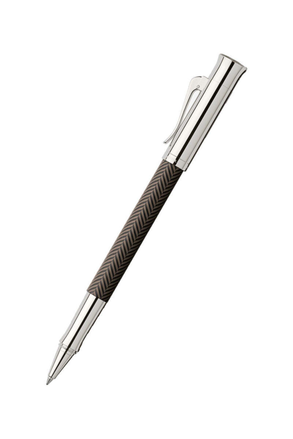 Graf Von Faber Castell Graf Von Faber-castell Guilloche Ciselé Brown Roller Kalem 146711