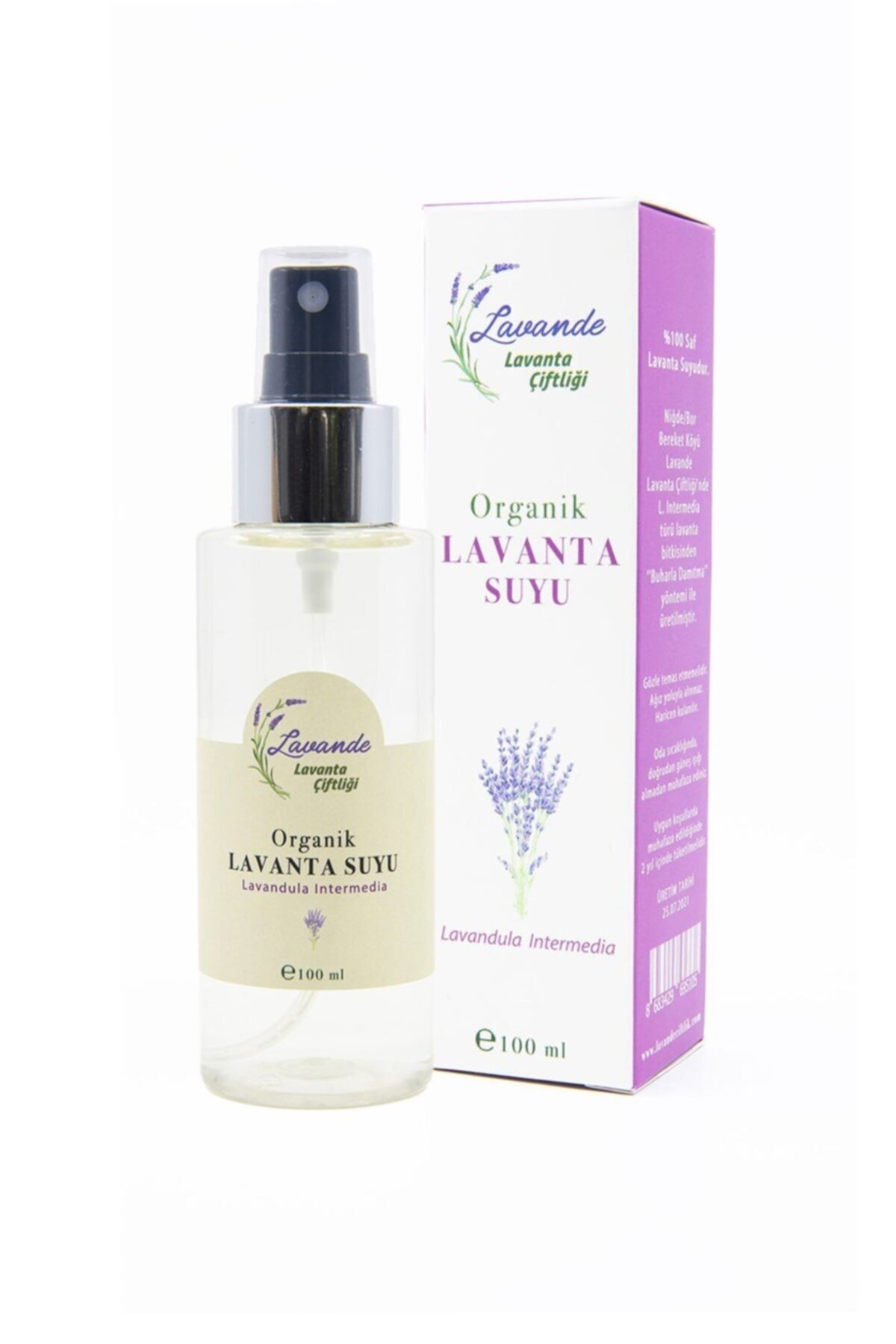 Lavande Organik Lavanta Suyu (l. Intermedia) 100ml-sprey