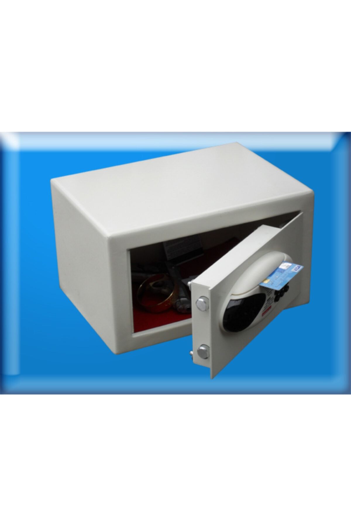 ÇELİK KASA DÜNYASI 0021yem10 Otel Oda Tipi Kredi Kartı Ile Çalişan Motorlu Lcd Ekr