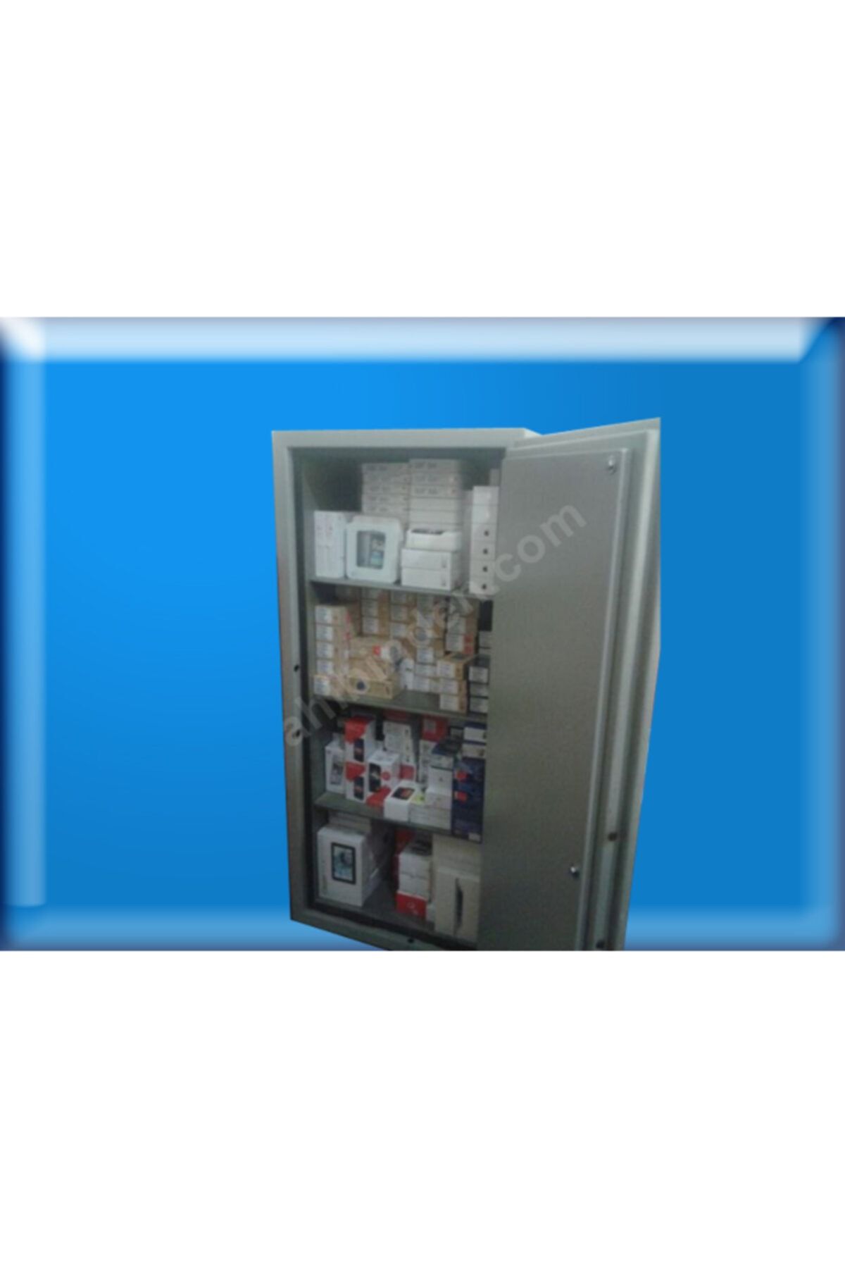 ÇELİK KASA DÜNYASI 0014a Ofis Tipi Cep Telefonu Saklama Kasası 1707050cm 300kg 9