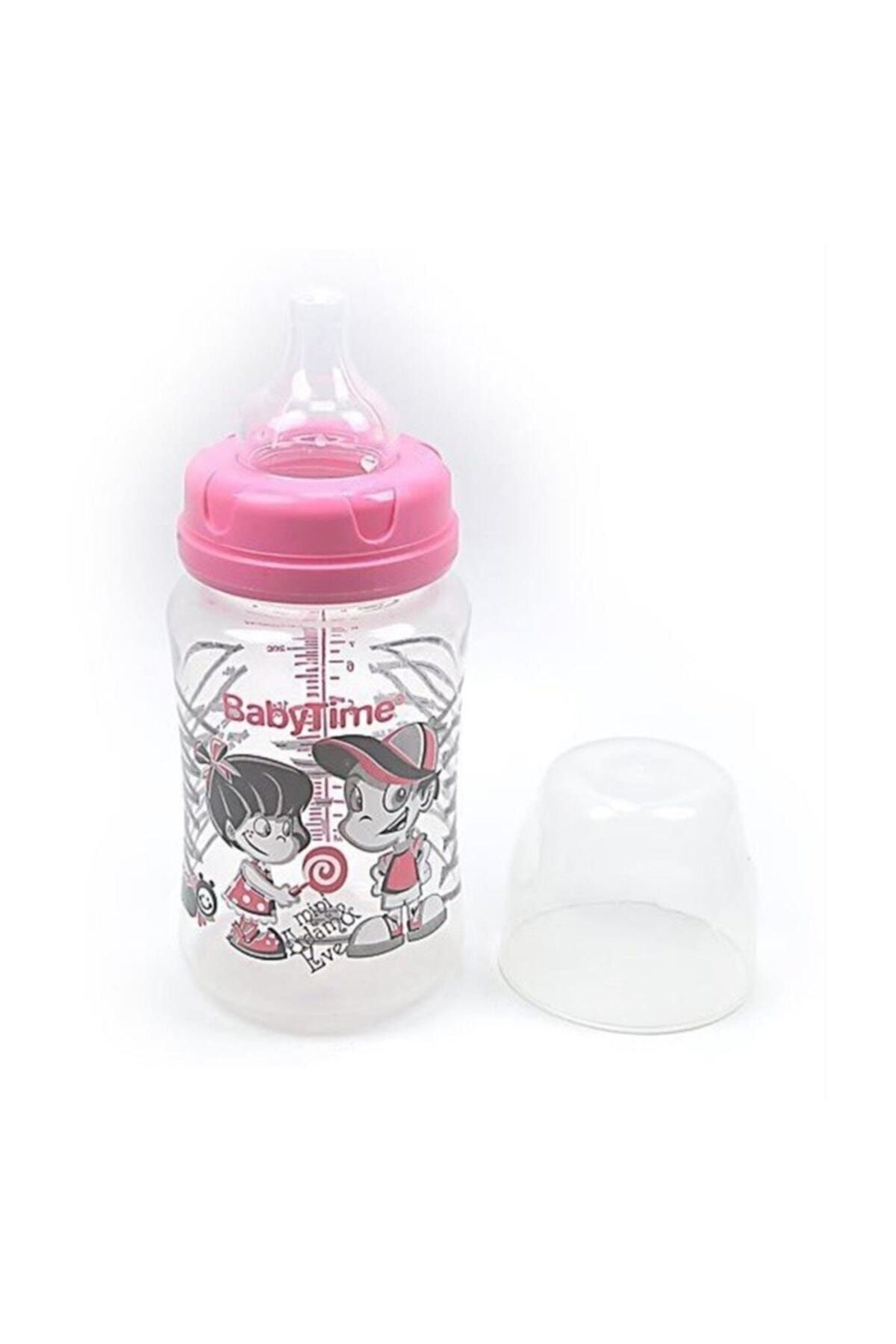 Babytime Klasik Pp Biberon Silikon Kiraz Uçlu 150 Ml. ( Pembe)