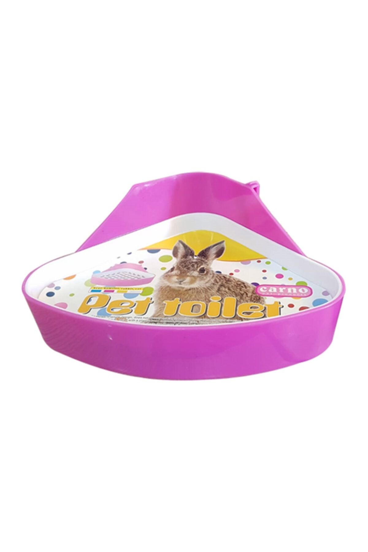 Durbuldum Tavşan Tuvaleti Üçgen Pembe
