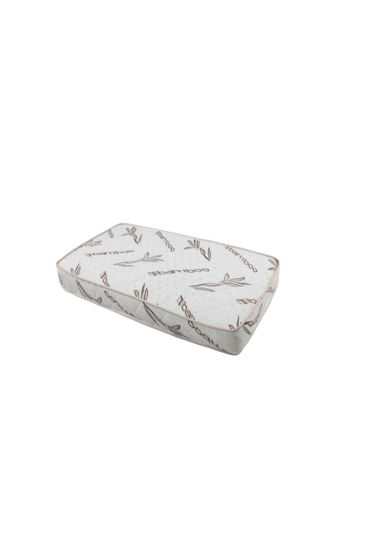 PrestijMagaza 60x120x20 cm Ortopedik Ekonomik Yaylı Bebek Yatağı