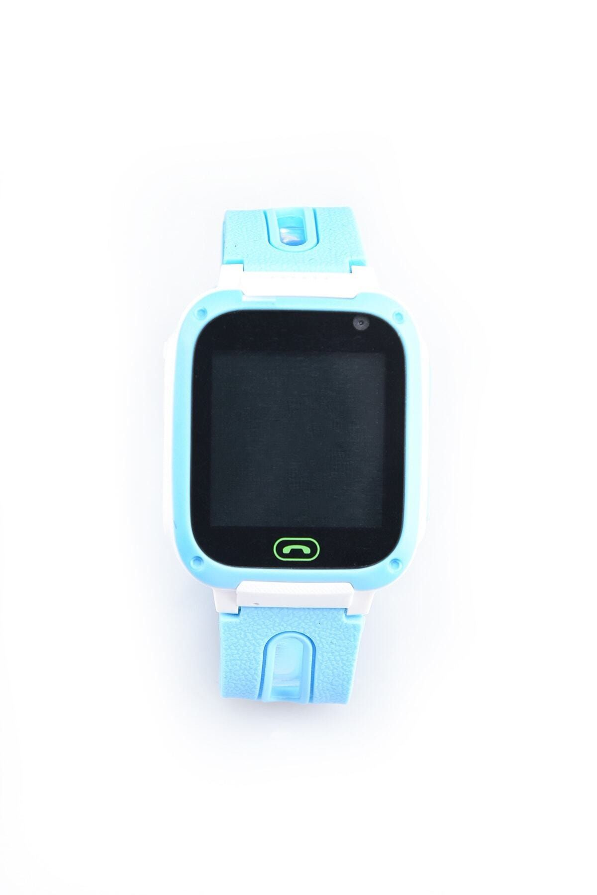 SmartWatch Kız Çocuk Mavi Fabby Akıllı Saat Çocuk Takip Saati Gps Sim Kartlı Btk Kayıtlı Kameralı