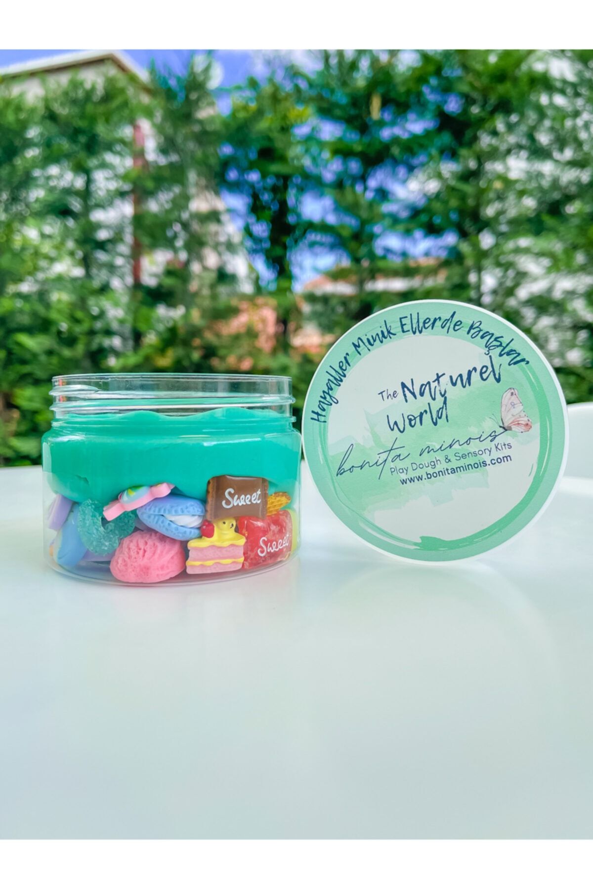 Bonita Minois Doğal Oyun Hamuru Candy Oyun Hamuru Ile Eğitici Mini Duyusal Oyun Kiti