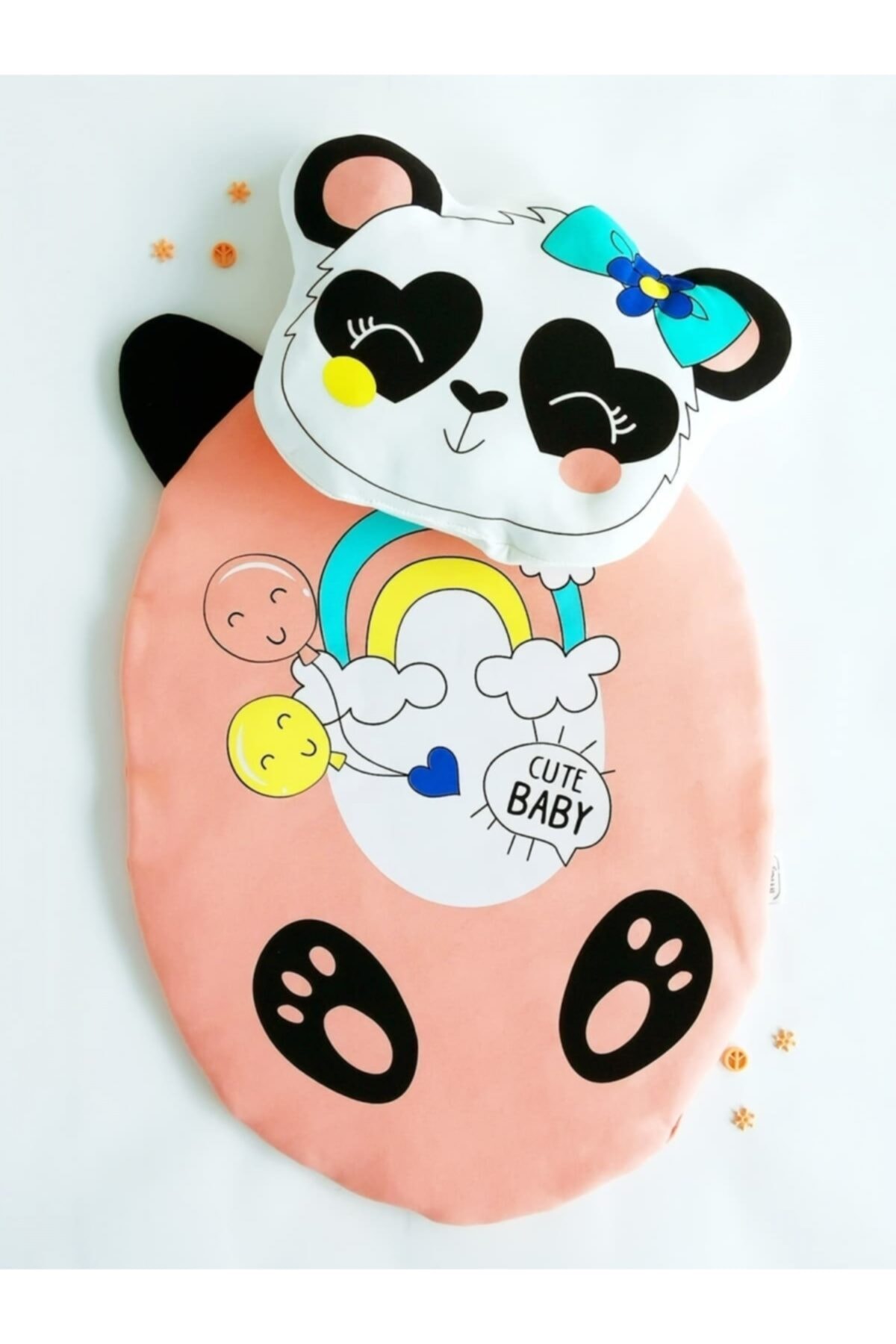 imajbebe Gökkuşağı Panda Kız Alt Açma