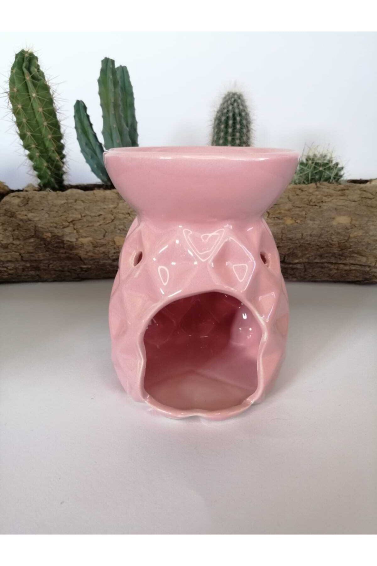 PAZARLAMACIHANIM Ananas Model Seramik Pembe Buhurdanlık