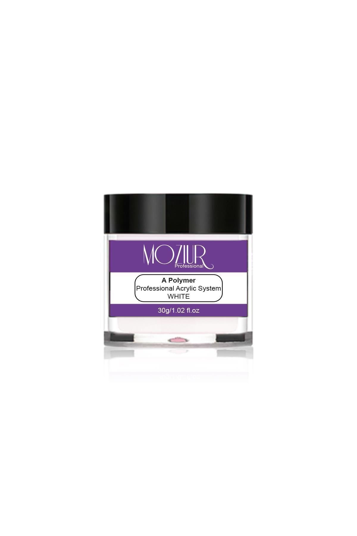 MOZIUR Protez Tırnak White (beyaz) Akrilik Toz 30gr